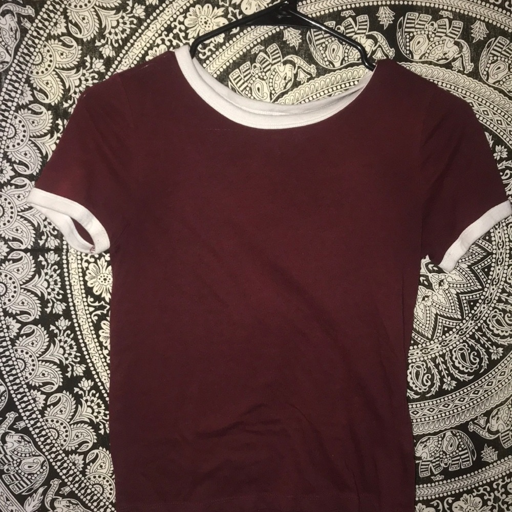 Basic Maroon Top